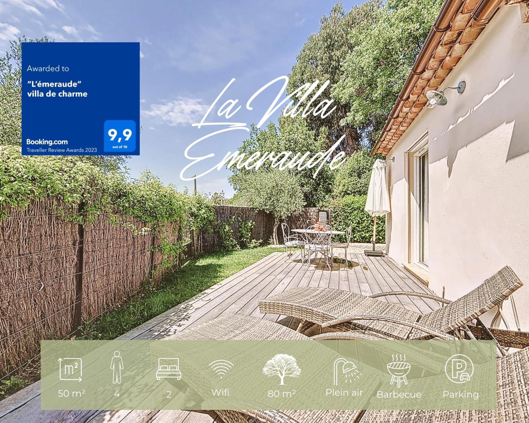 Villa "L'Emeraude - Maison D'Hotes - Jardin Et Parking Prives - Valbonne Exteriér fotografie